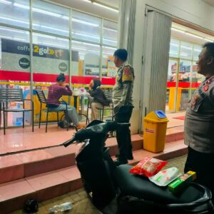 Antisipasi Gangguan Kamtibmas, Polsek Alas Intensifkan Patroli Blue Light di Malam Hari