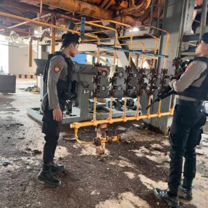 ‎ Unit Pamobvit Sat Samapta Polres Bima Kota Perketat Pengamanan Aset Vital di PLTU Bima