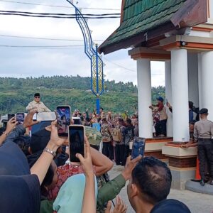 Ratusan Personel Gabungan Sukses Kawal Peresmian Bendungan Meninting