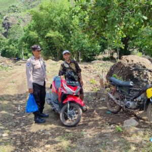 Bhabinkamtibmas Desa Kramat Dorong Warga Manfaatkan Lahan Produktif Dukung Ketahanan Pangan