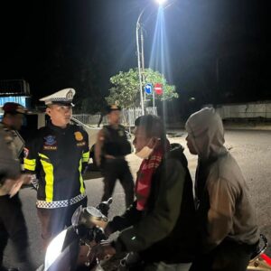 Patroli Humanis, Piket Pamapta Polres Bima Kabupaten Antisipasi Potensi Guankamtibmas  Malam Hingga dini Hari