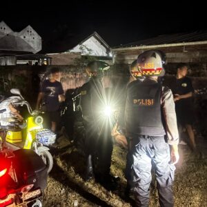 Cegah Kriminalitas 3C, Sat Samapta Polres Lombok Barat Intensifkan Patroli Malam