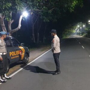Polsek Kuripan Intensifkan Patroli Blue Light di Jalur Bypass BIL Demi Keamanan Warga