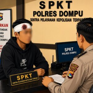 POLRES DOMPU TERUS DALAMI LAPORAN DUGAAN PENGANIAYAAN DI LINGKUNGAN DORE, PENYELIDIKAN MASIH BERLANGSUNG