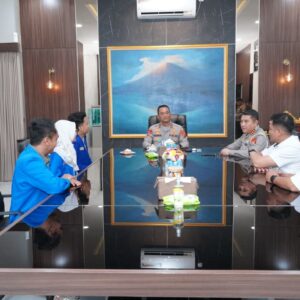 Kapolda NTB Terima Silaturahmi PMII, Ajak Mahasiswa Bersama Jaga Kondusivitas Kampus