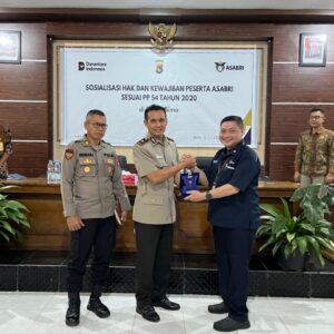 Kantor Cabang Asabri Mataram Menggelar Sosialisasi Hak dan Kewajiban Peserta Asabri Sesuai dengan PP Nomor 54 Tahun 2020 di Mapolres Bima Kabupaten