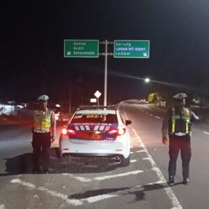 Cegah Balap Liar dan Kriminalitas, Satlantas Polres Lombok Barat Intensifkan Patroli Malam