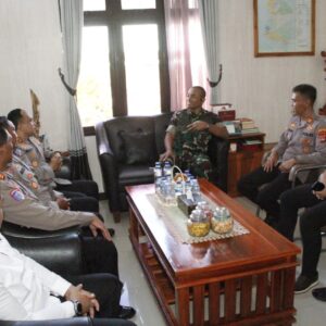 Kapolres Sumbawa Barat Silaturahmi ke Kodim 1628/KSB, Perkuat sinergi Jaga Kamtibmas