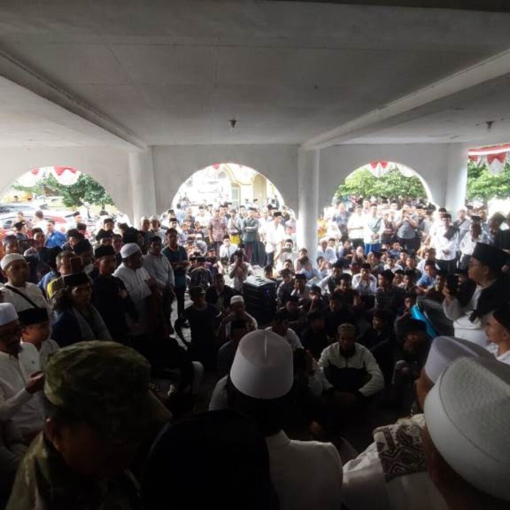 Ratusan Jamaah Ikuti Istigasah Al-Ishlahuddiny, TNI-Polri Pastikan Pengamanan Berjalan Humanis