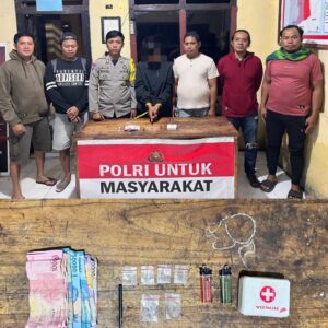 Polsek Madapangga Amankan Terduga Pelaku Pengedar Narkoba Jenis Shabu 4 Pocket BB Siap Edar Ikut Disita