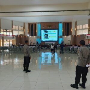 Polda NTB Kawal Pertandingan Angkat Besi Porprov XII NTB, Pastikan Berjalan Aman dan Lancar
