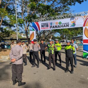 Hari Ke-3 Porprov NTB XII 2026 di Sumbawa Barat: Polres Sumbawa Barat Kawal Ketat Cabor Panahan di Area KTC