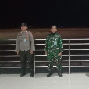 Pastikan Kondusifitas Area Bandara SMS Bima, Polsek KP3 Polres Bima Kabupaten Optimalkan Patroli Pengamanan
