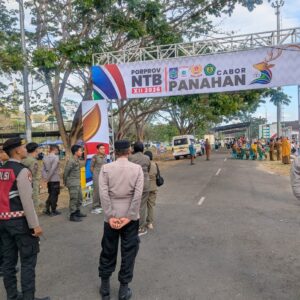 Amankan Porprov NTB XII 2026 Cabor Panahan, Polres Sumbawa Barat Terjunkan Personel Pastikan Situasi Kondusif