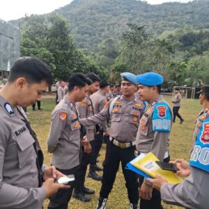 Jaga Profesionalisme Anggota, Polres Sumbawa Barat Laksanakan Gaktibplin Rutin