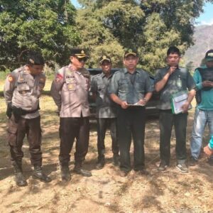 Polres Bima Kabupaten Kawal Eksekusi Lahan dan Bangunan di Desa Tolotangga