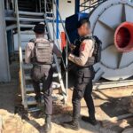 Unit Pamobvit Sat Samapta Polres Bima Kota Laksanakan Pengamanan Objek Vital Nasional di PLTU Bima