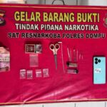 Satresnarkoba Polres Dompu Amankan Dua Terduga Pelaku, Sita Diduga Sabu Seberat Bruto 1,13 Gram di Cempi Jaya