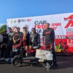 Semarakkan Hari Koperasi Nasional, Kapolres Sumbawa Barat Hadiri Car Free Day dan Senam Sehat Bersama Forkopimda