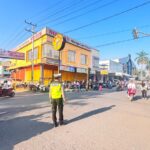  POLRES DOMPU GELAR PENGAMANAN CAR FREE DAY, SAT LANTAS PASTIKAN KEAMANAN DAN KELANCARAN ARUS LALU LINTAS