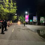 Jaga Stabilitas Kamtibmas di Wilayah Hukumnya, Pamapta Polres Bima Kabupaten Gelar Patroli Malam di Jam Rawan