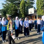 Satlantas Polres Lombok Barat Latih Pelajar SMPN 1 Labuapi Jadi Pelopor Keselamatan Lalu Lintas