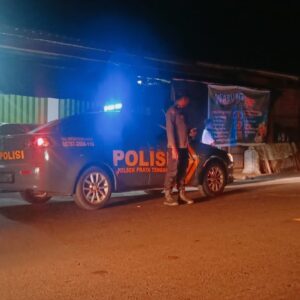 Polsek Praya Tengah Intensifkan Patroli Blue Light pada Jam Rawan, Cegah Aksi Kriminalitas