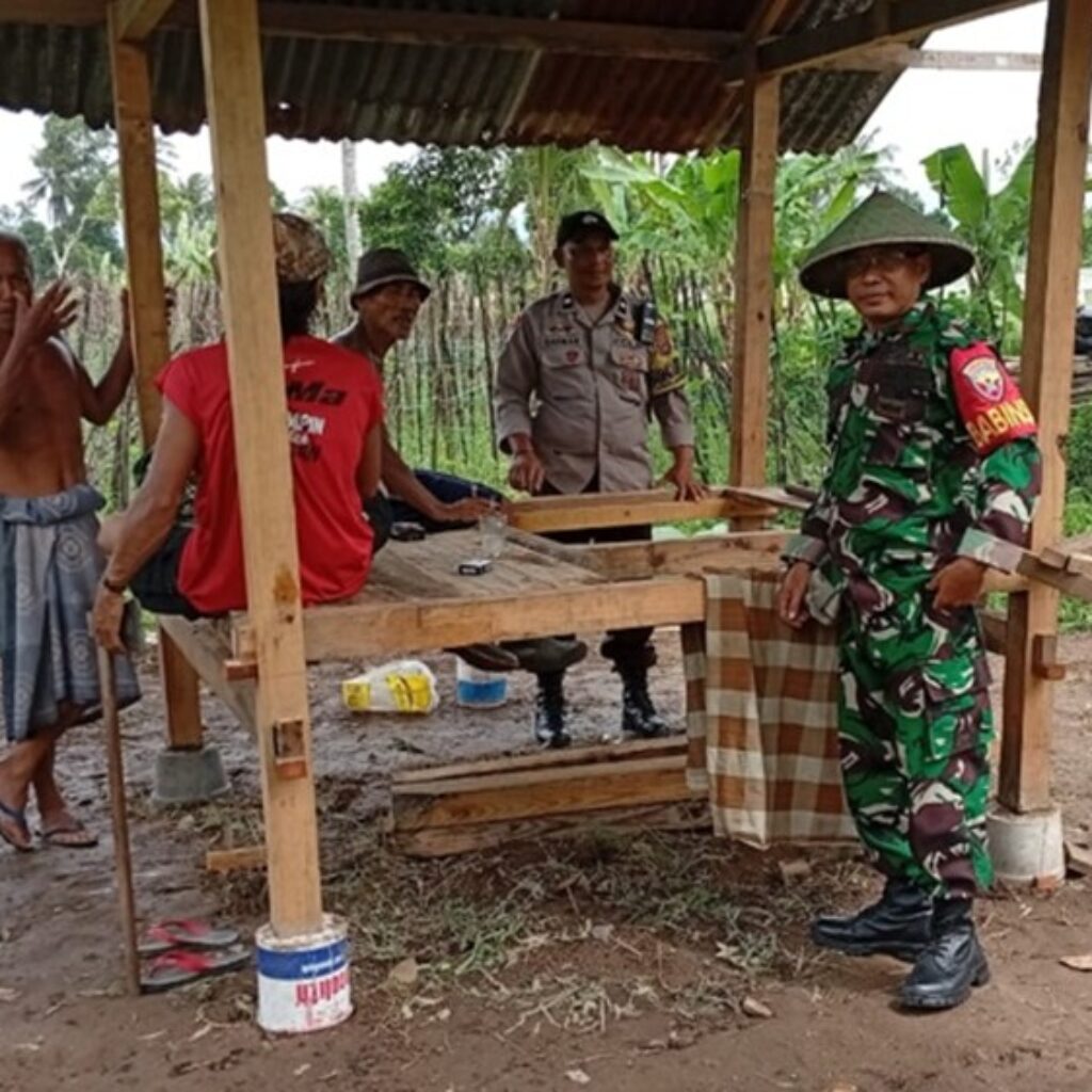 Langkah Polsek Labuapi Wujudkan Ketahanan Pangan Lombok Barat Lewat Pendampingan Desa