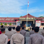Kapolres Lombok Timur Pimpin Apel Pagi, Apresiasi Kinerja Seluruh Personel Personel 