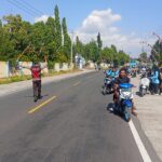 Polsek Tanjung Gelar “Rawan Siang” di Depan SMPN 1 Tanjung
