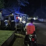 Hadir di Tengah Masyarakat, Polsek Lambu Gelar Patroli Blue Light di Sejumlah Desa