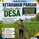 Polsek Montong Polresta Tuban Turun Cek Tanaman jagung Warga di Desa Pakel