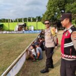 Polsek Tanjung Amankan Final Sepak Bola Antar Dusun di Desa Jenggala