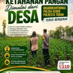 Bhabinkamtibmas pantau perkembangan tanaman jagung di Desa Binaan, dukung Ketahanan Pangan.