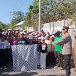 Semarakkan HUT RI ke-81, 600 Pelajar Ikuti Lomba Gerak Jalan Cepat Tepat di Lape, Kapolsek Pimpin Langsung Pengamanan