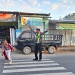 Pastikan Kelancaran Arus Lalulintas di Jam Sibuk, Satlantas Polres Bima Kabupaten Rutin Menggelar Kegiatan Rawan Pagi