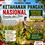 Polsek Montong Polresta Tuban Turun Cek Tanaman jagung Warga di Desa Pakel