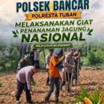 Bhabinkamtibmas Polsek Tuban Dukung Ketahanan Pangan Nasional Melalui Pemanfaatan Lahan Pekarangan