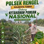 Polri Dukung Astacita, Polsek Rengel Polres Tuban Turun Cek Tanaman Jagung Warga di Desa Rengel