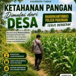 Dukung Program ASTACITA, Bhabinkamtibmas Desa Parangbatu Polsek Parengan Polresta Tuban laksanakan sambang tanaman Jagung Di Desa Parangbatu Kec. Parengan