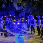 Jaga Kamtibmas Malam Hari, Sat Samapta Polres Bima Kota Intensifkan Patroli Blue Light