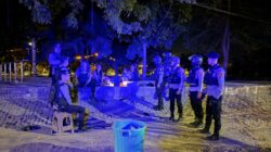 Jaga Kamtibmas Malam Hari, Sat Samapta Polres Bima Kota Intensifkan Patroli Blue Light