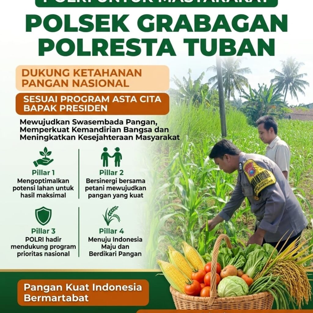 ANGGOTA POLSEK GRABAGAN SAMBANG DESA BINAAN, PANTAU LAHAN JAGUNG DAN MEMASTIKAN SISTEM IRIGASI MASIH LANCAR