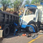 POLRES DOMPU GERAK CEPAT TANGANI LAKA LANTAS ADU JANGKRIK DI JALAN LINTAS CALABAI–KEMPO, SATU SOPIR MENINGGAL DUNIA