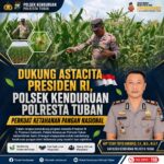 Dukung Astacita Presiden RI, Polsek Kenduruan Polresta Tuban Perkuat Ketahanan Pangan Nasional