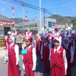 Polsek Monta Kawal Acara Karnaval Tingkat SD Kecamatan Monta Dalam Rangka Memeriahkan HUT Kemerdekaan RI Ke-81