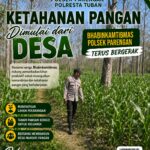 Dukung Program ASTACITA, Bhabinkamtibmas Desa Parangbatu Polsek Parengan Polresta Tuban sambangi lokasi tanaman Jagung Di Desa Parangbatu Kec. Parengan