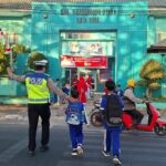 Satlantas Polres Bima Kota Gelar Gatur Pagi, Wujudkan Kamseltibcarlantas yang Aman dan Lancar