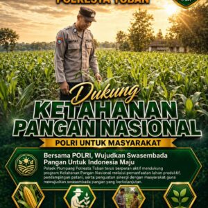 Polsek Plumpang Polresta Tuban Turun Langsung Cek Tanaman Jagung Warga