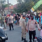 Meriahkan HUT Kemerdekaan RI Ke-81, Polsek Woha Laksanakan Pengamanan Lomba Gerak Jalan Antar Instansi Kecamatan Woha
